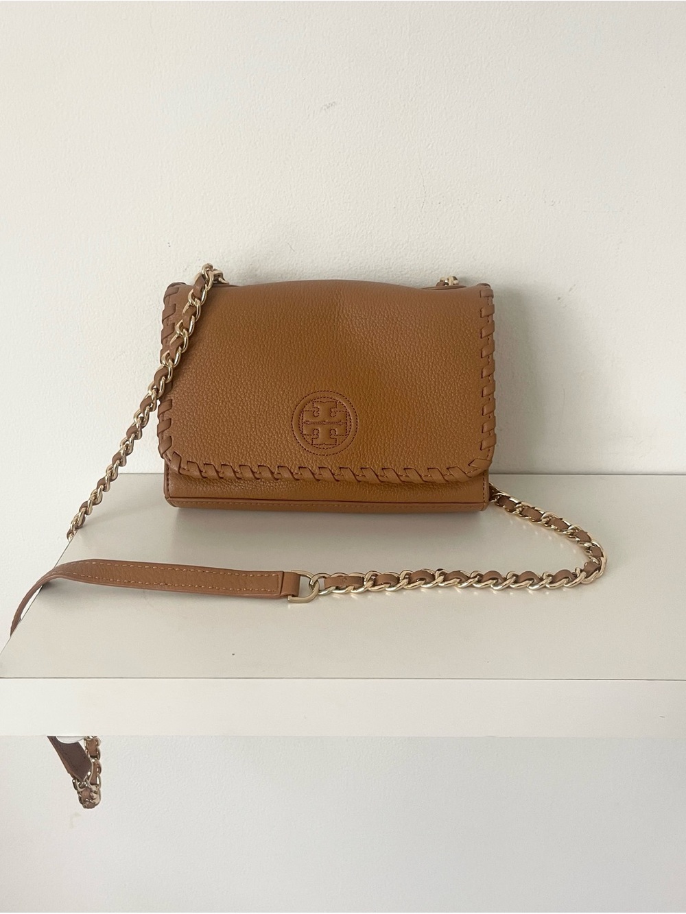 Tory Burch Camel Brown Shoulder Bag